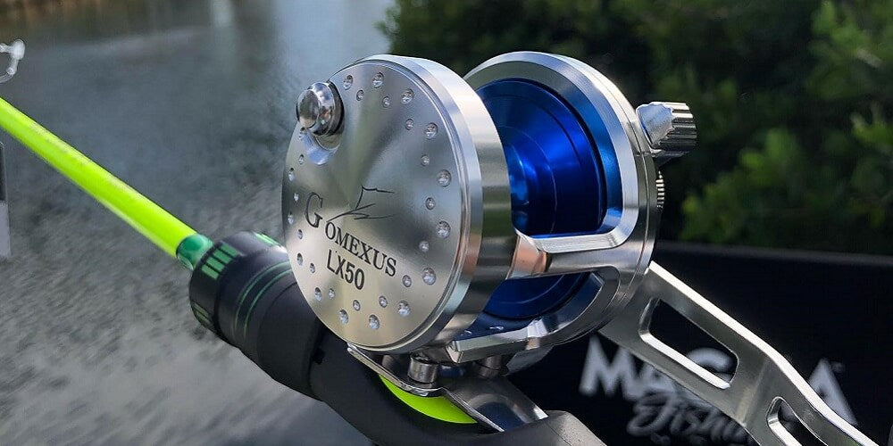 GOMEXUS Slow Pitch Jigging Reel 6.3:1 70lbs Right Hand Off-shore Fishing