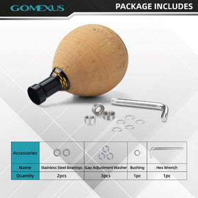 Gomexus Cork Reel Power Knob 38mm CA38