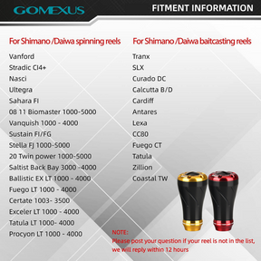 Gomexus Power Knopf Aluminium-A20