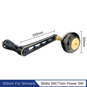 Manico per mulinello da spinning Gomexus con pomello in titanio LMY-TB45