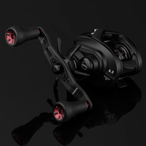 Gomexus Carbon Handvat voor Baitcasting Molen met Knop DC-FA30