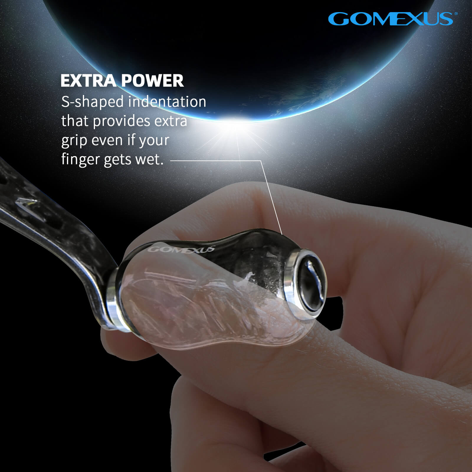 Gomexus Carbon Reel Power Knob 20mm F22