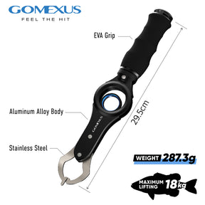 Gomexus Aluminum Fish Gripper with Scale