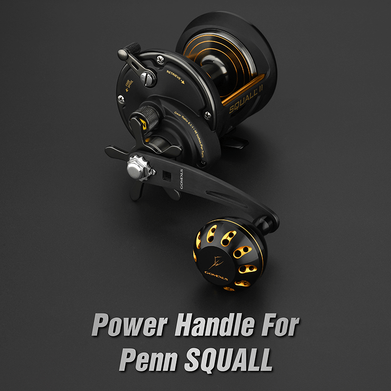 Stainless Steel Power Handle for Penn Squall&Fathom Reel