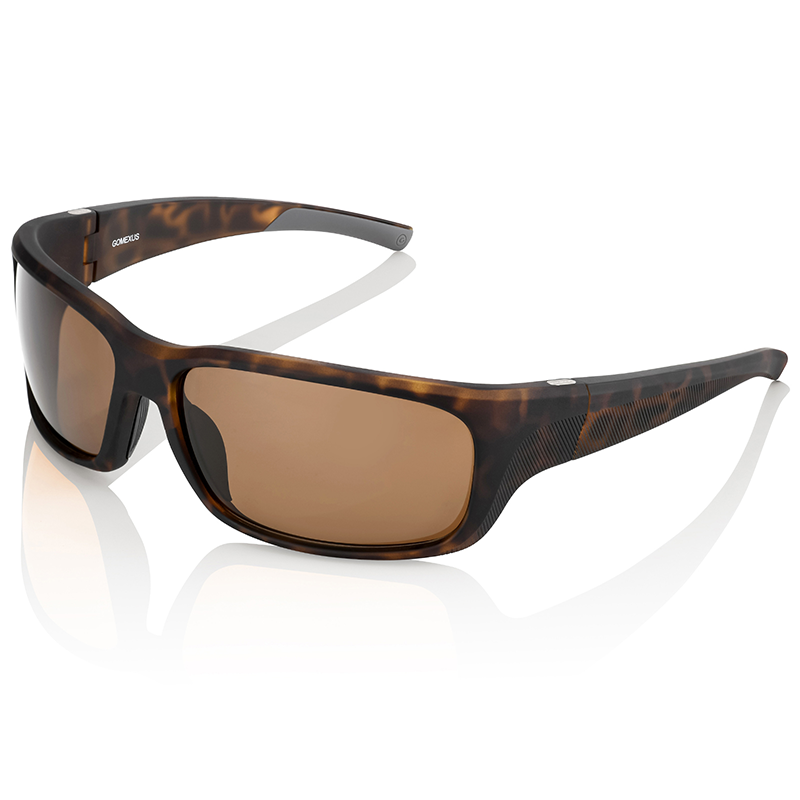 Gomexus Plano - F15 Fishing Sunglasses, Brown Mirrored Polarized / Buy It with Cap (Limited Stock 50pcs in April)