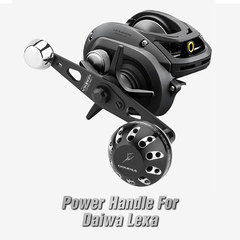 Hunter-90】Gomexus Power Reel Handle with Titanium knob used For