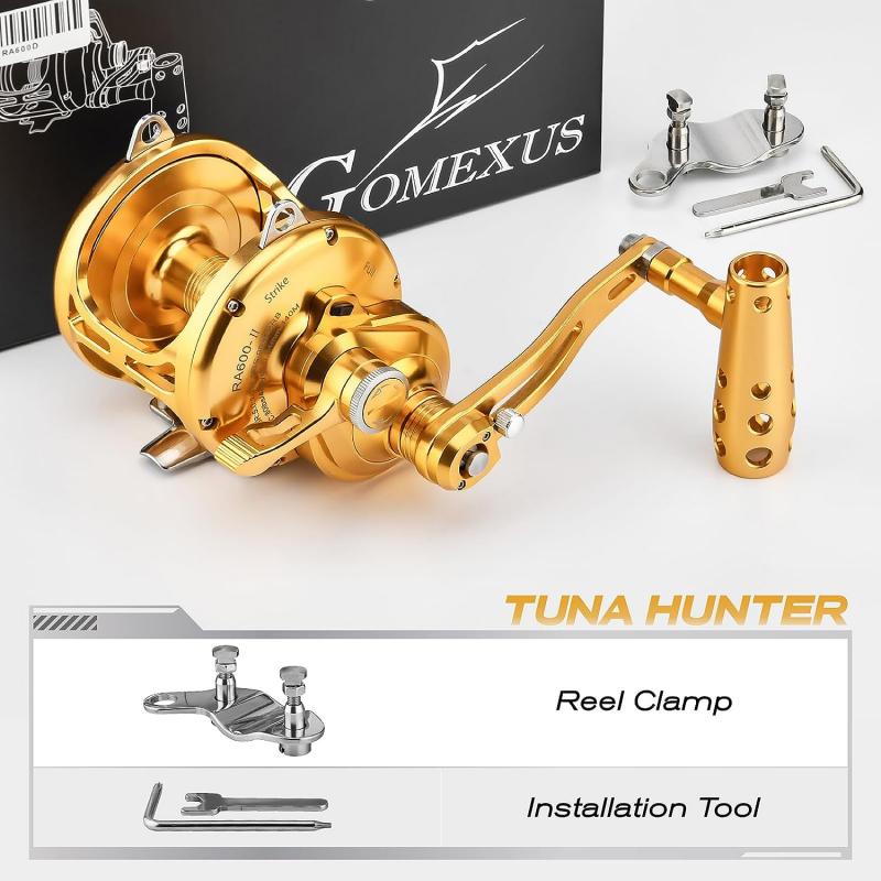  Gomexus RA600 Two Speed trolling Reel for Tuna