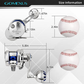 Gomexus® Slow Jigging Reel LX50