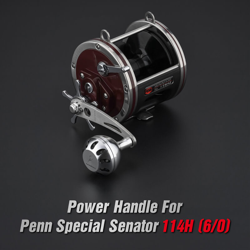 Stainless Steel Power Handle for Penn Special Senator 112 113 114 115