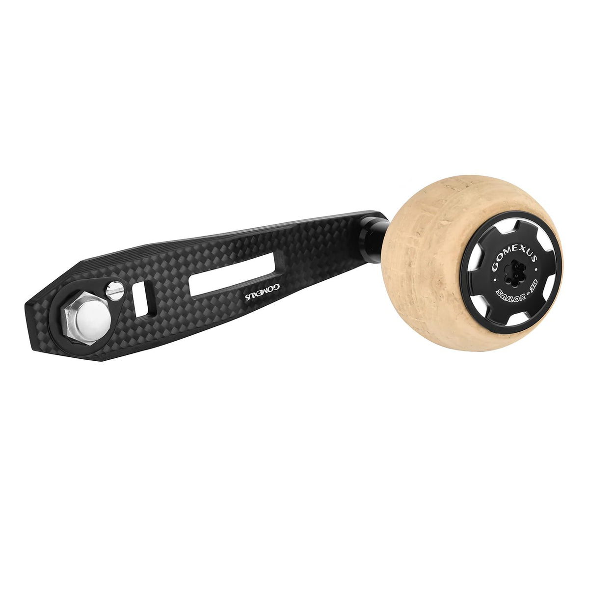 Gomexus Carbon Handle for Baitcasting Reel with Cork Knob LC-CA38