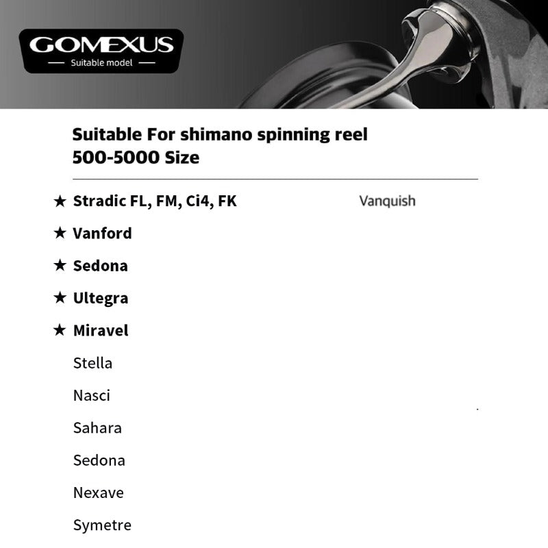 Gomexus Titanium Fishing Line Roller For Shimano 500-5000