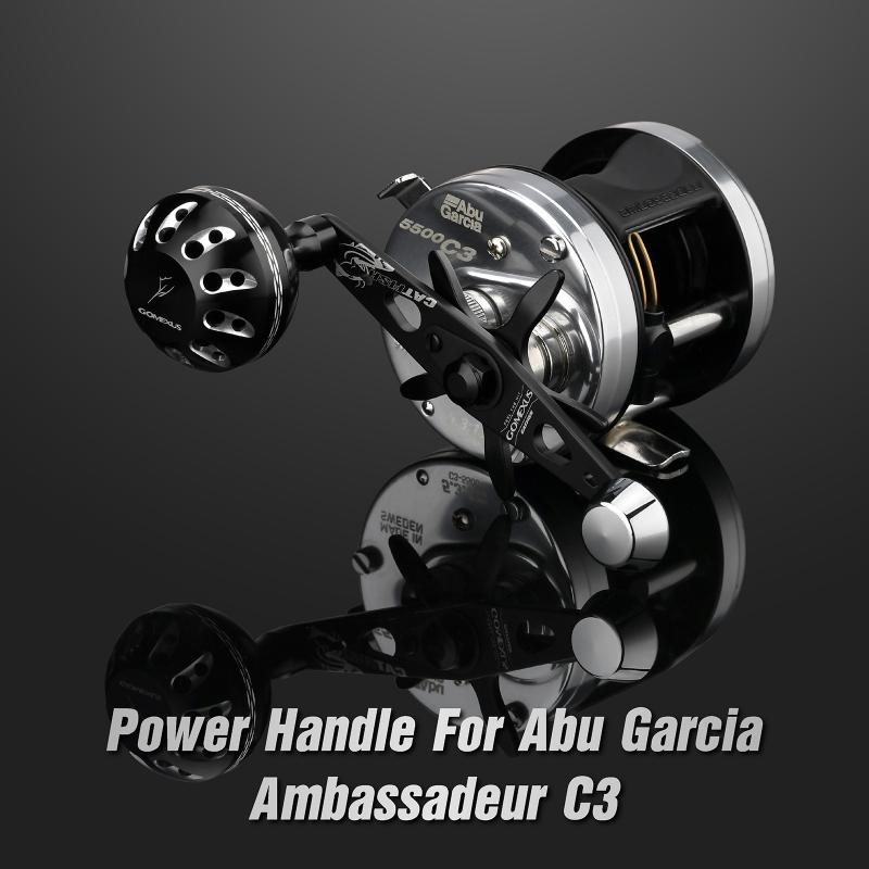  GOMEXUS Power Handle Compatible for Abu Garcia Ambassadeur  C3/C4/S/SX 5000-6600 Round Reel Catfishing Handle : Sports & Outdoors