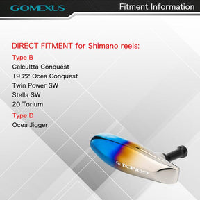 Perilla de corcho Gomexus T-bar para Spinning Reel-CT100