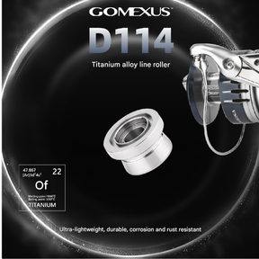 Gomexus Titanium Fishing Line Roller For Shimano SW 5000-18000 D112/D114