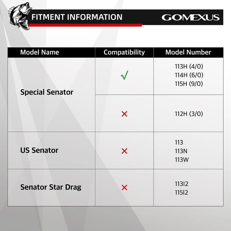 Gomexus iHandle SS92 for Penn Senator 112H 113H 114H 115H Reel Power Handle