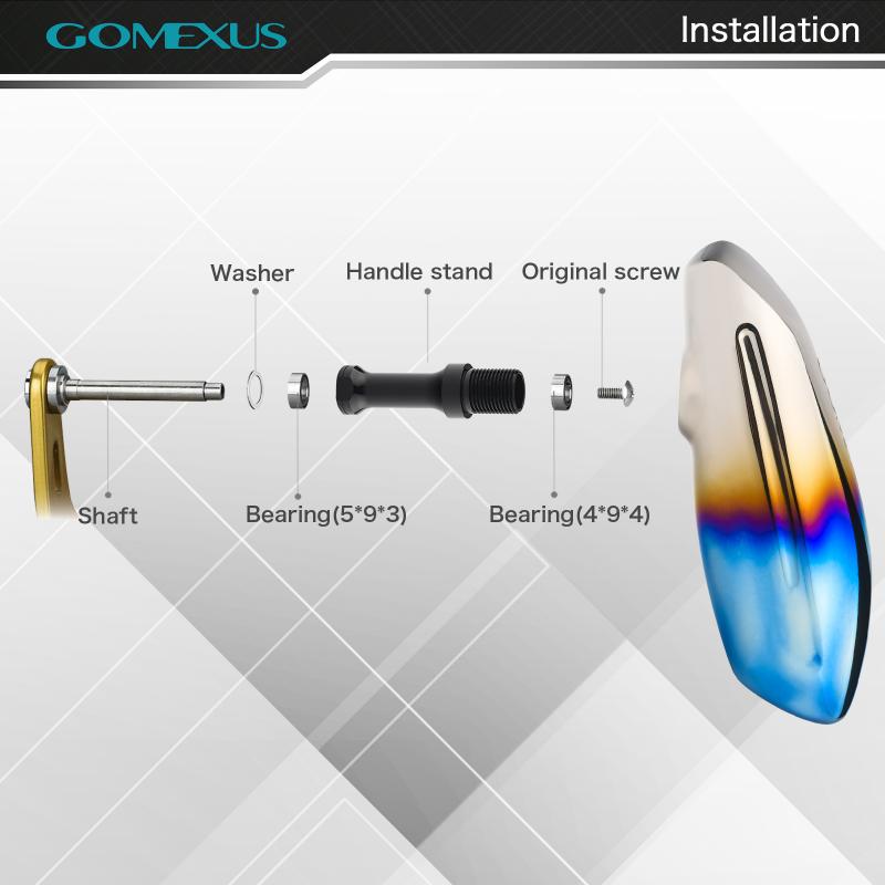 Perilla de corcho Gomexus T-bar para Spinning Reel-CT100