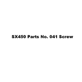 SX450 Piezas No. 069 Tornillo de abrazadera