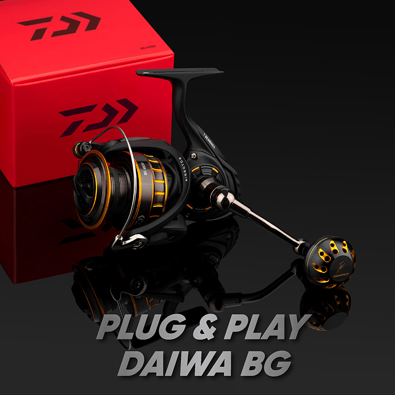 Gomexus Plug&Play Power Griff für Daiwa BG
