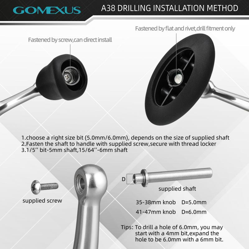 Gomexus Aluminium Reel Power Knob