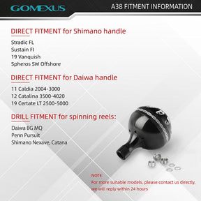 Pomo Gomexus Power Aluminio-A38