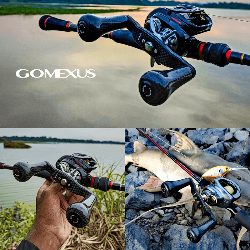 Gomexus double handle with reel stand, Sports Equipment, Fishing