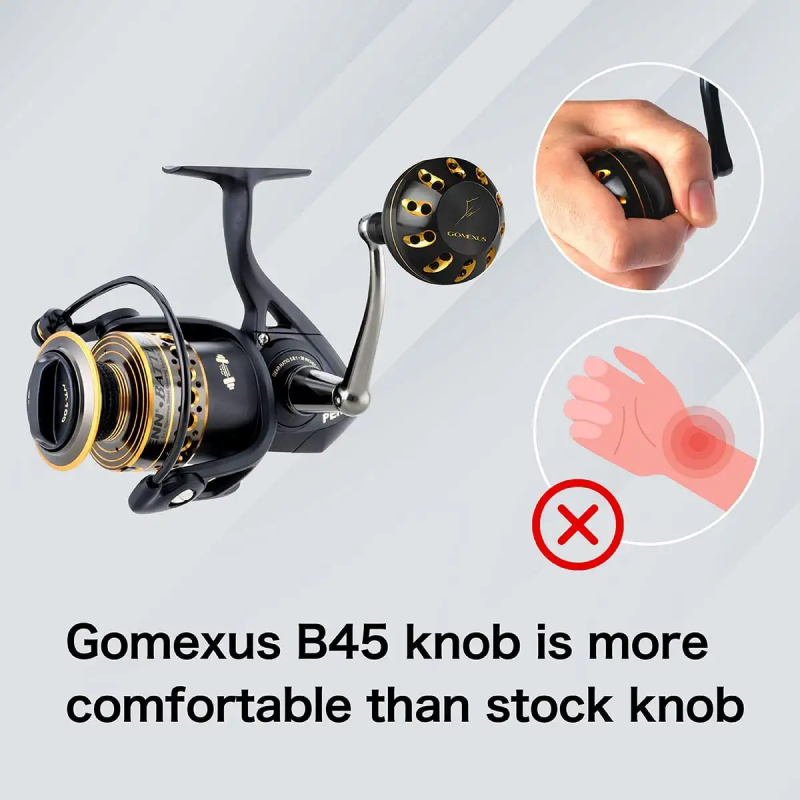 Gomexus Aluminum Reel Power Knob 45 47mm B45