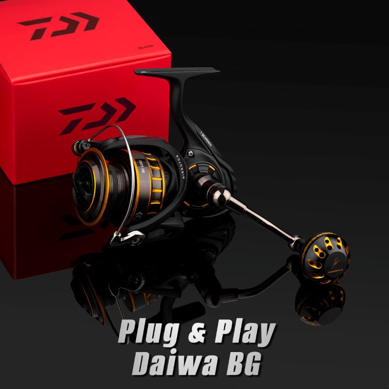 DAIWA BG 6500/5000 & Gomexus Plug and Play Handle/Review 