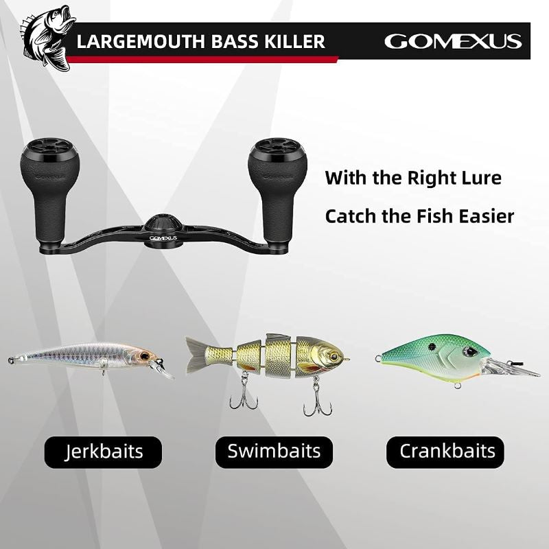 Enhance Your Fishing Experience with GOMEXUS 1 Piece A27 Bass Fishing TPE  Knob - Compatible for Shimano, Daiwa, and More
