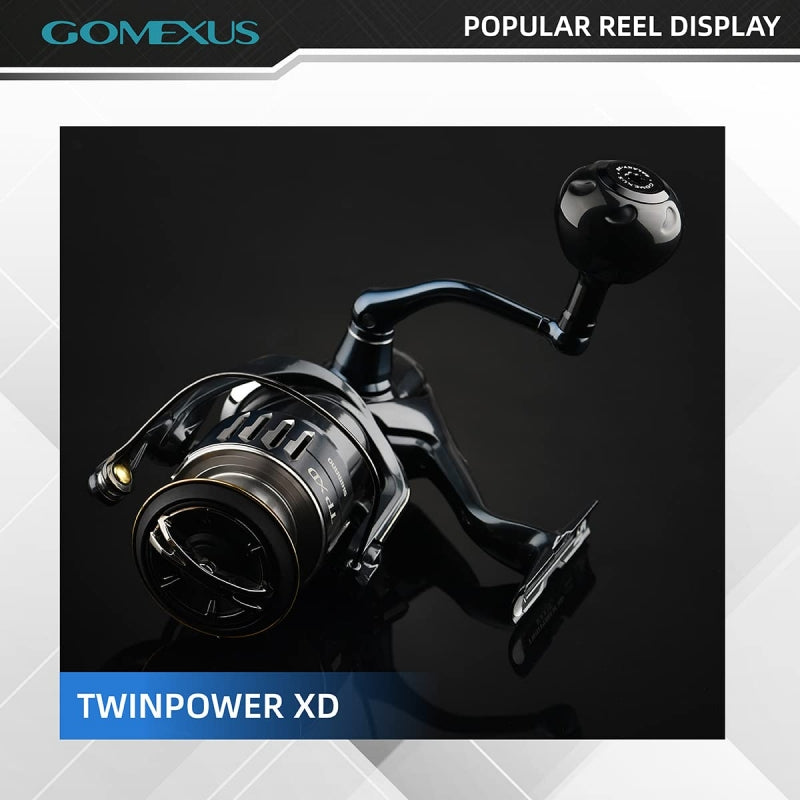 Gomexus Titanium Reel Power Knob 35 38mm TA38, Black / 38mm