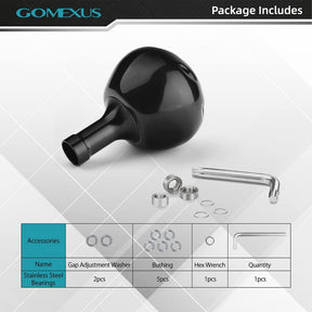 Gomexus Titanium Reel Power Knob 35 38mm TA38
