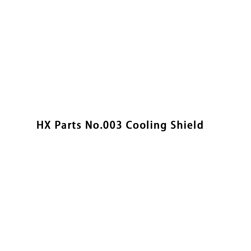 HX-Teile Nr. 003 Kühlschild
