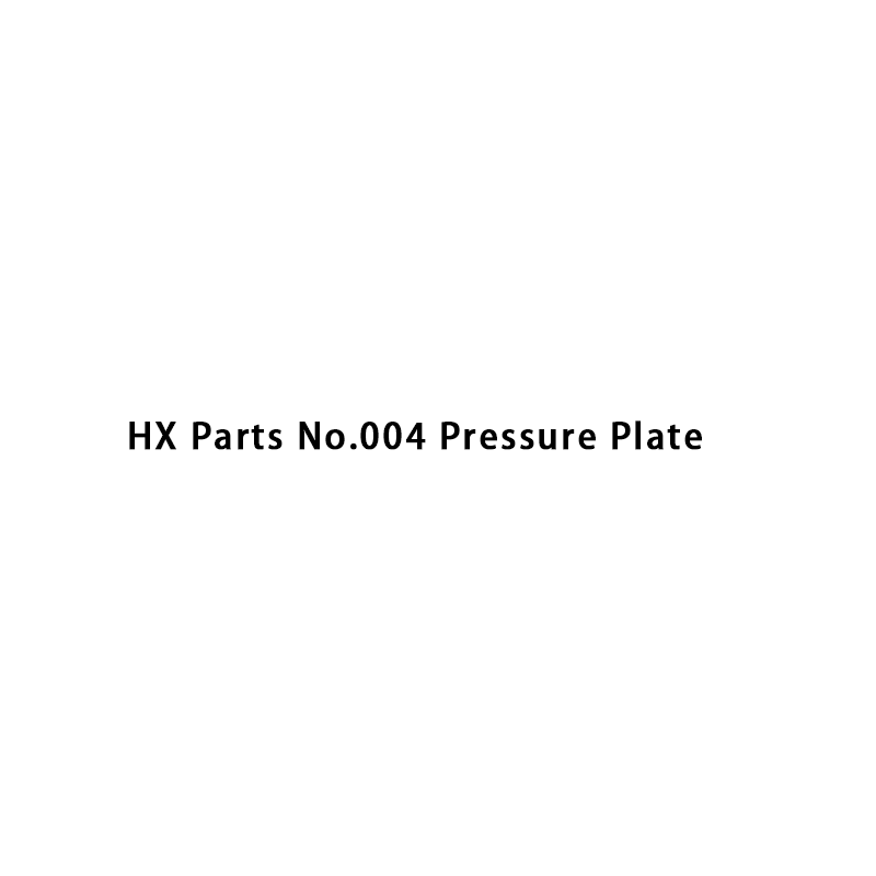 HX-onderdelen nr. 004 drukplaat