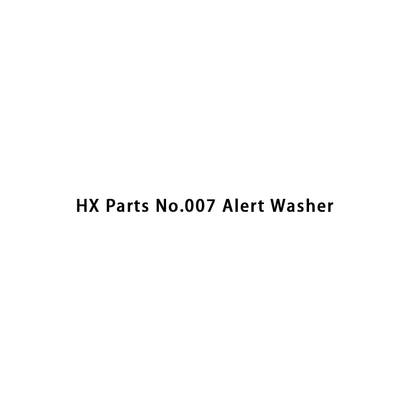 HX-onderdelen nr. 007 waarschuwingsring
