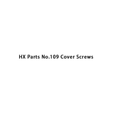 Piezas HX N.° 109 Tornillos de cubierta