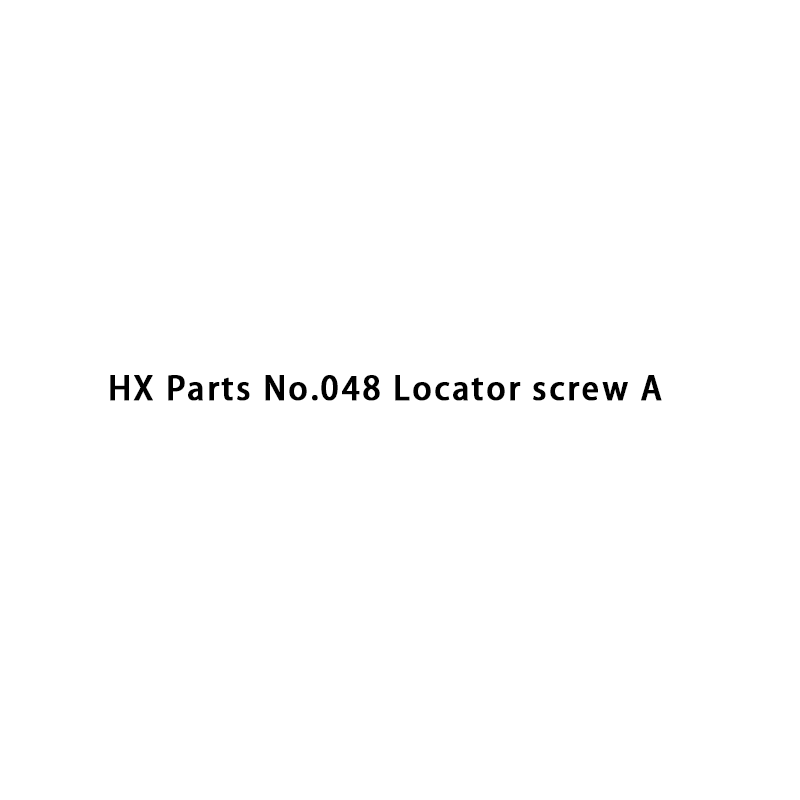 HX-onderdelen nr. 048 Plaatsingsschroef A