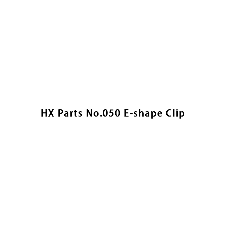 HX-Teile Nr. 050 Clip in E-Form