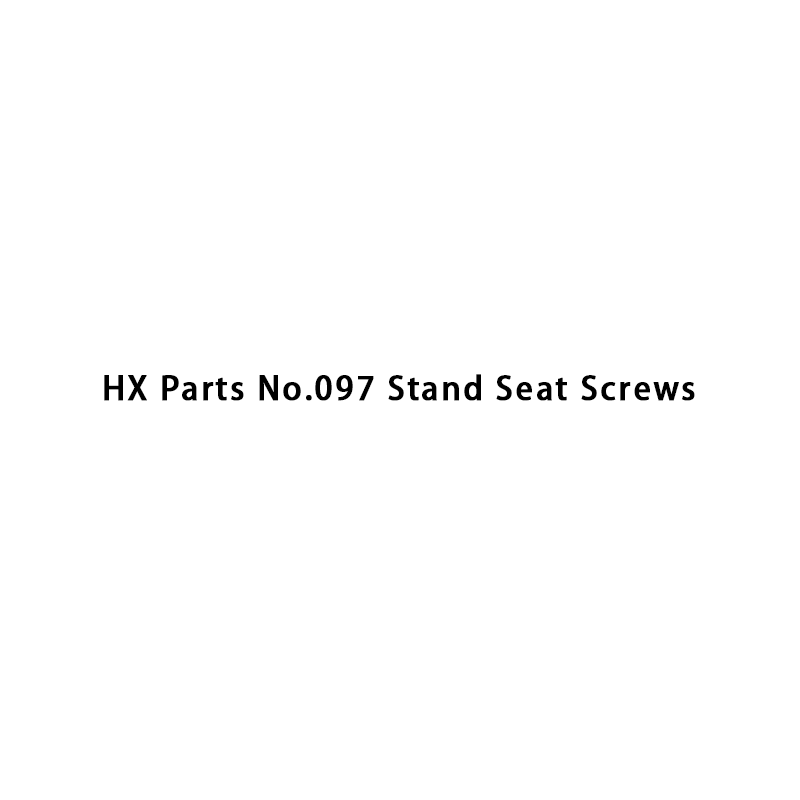 HX-onderdelen nr. 097 Schroeven van de standaardzitting