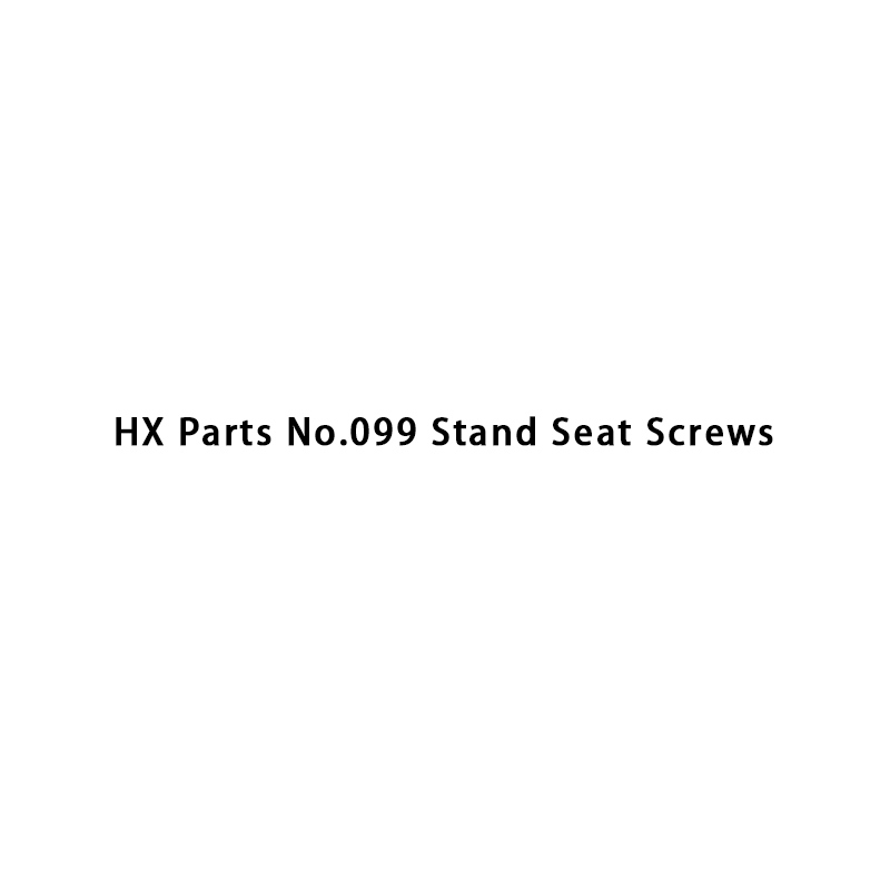 HX-onderdelen nr. 099 Schroeven van de standaardzitting