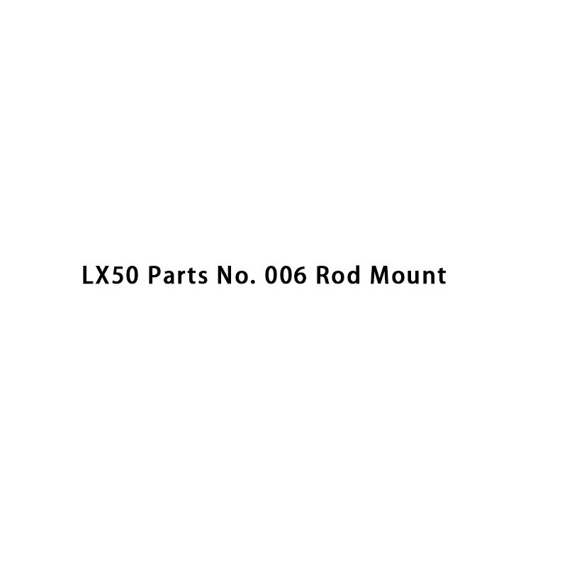 LX50 onderdeelnr. 006 Stangmontage (klemstijl)