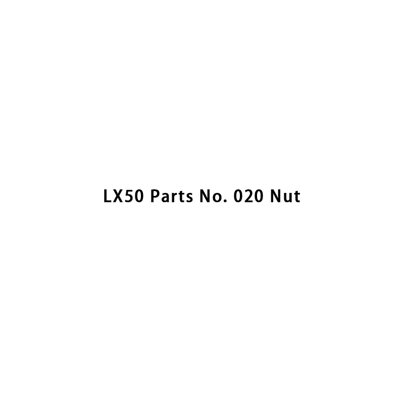 LX50 Onderdeelnr. 020 Moer