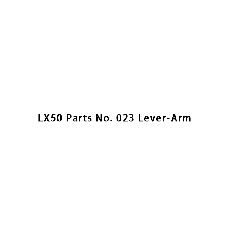 LX50 Parts No. 023 Lever-Arm