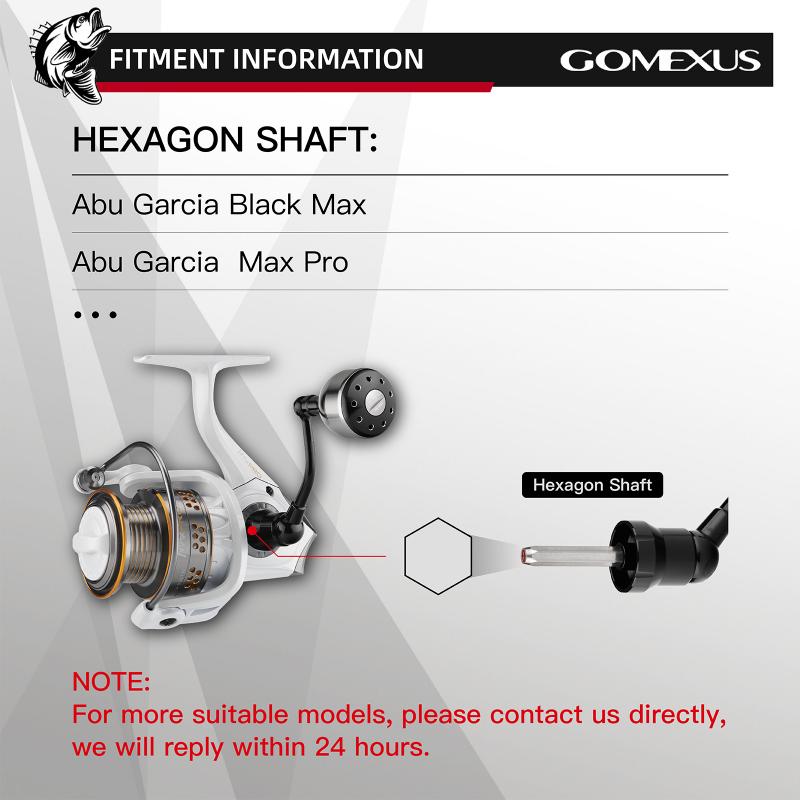 Gomexus Aluminum Handle for Abu Garcia Max Pro MSL-L57