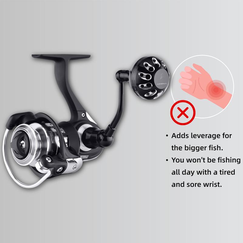 Gomexus Catfishing Handle for Conventional Reel for Abu