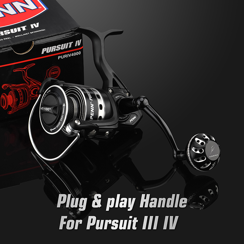 Gomexus Plug&Play Aluminum Power Handle For Penn Pursuit III&IV