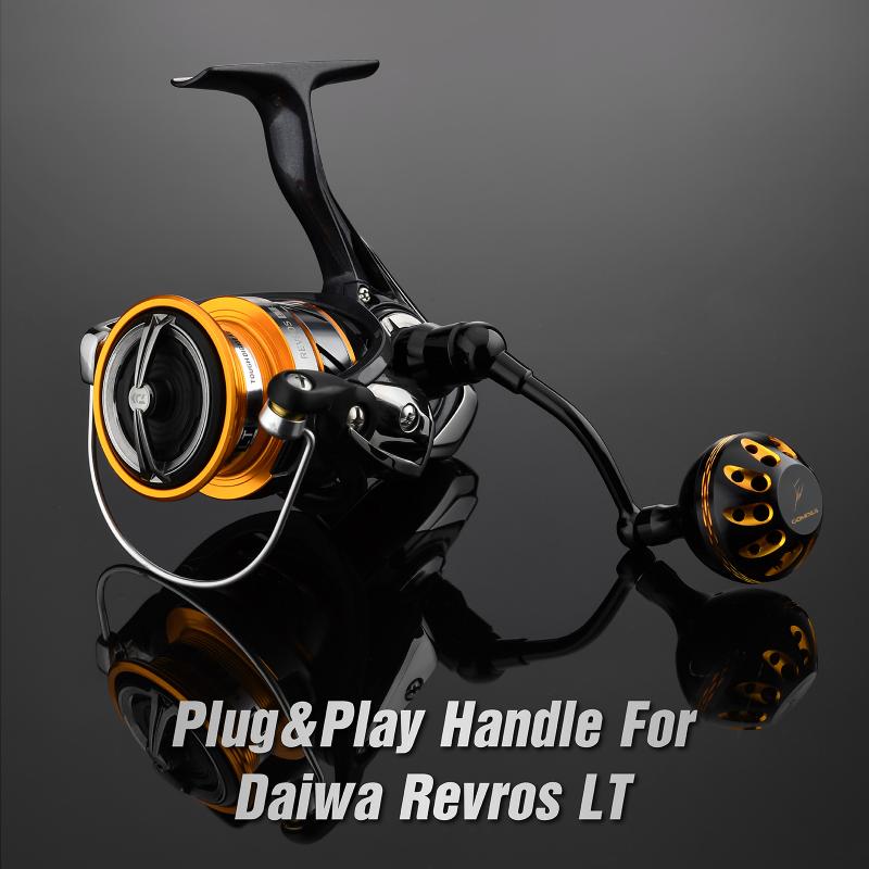 Gomexus Power Handle For Daiwa Legalis LT Revros Lock Type Spinning Reel  72mm