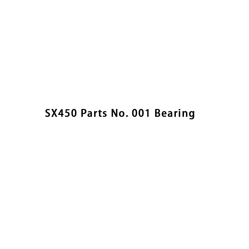 SX450 Onderdeelnr. 001 Lager