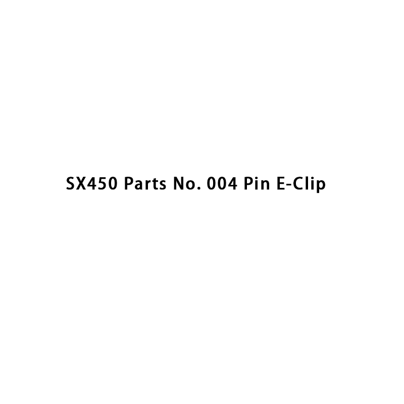 SX450 Onderdeelnr. 004 Pin E-Clip