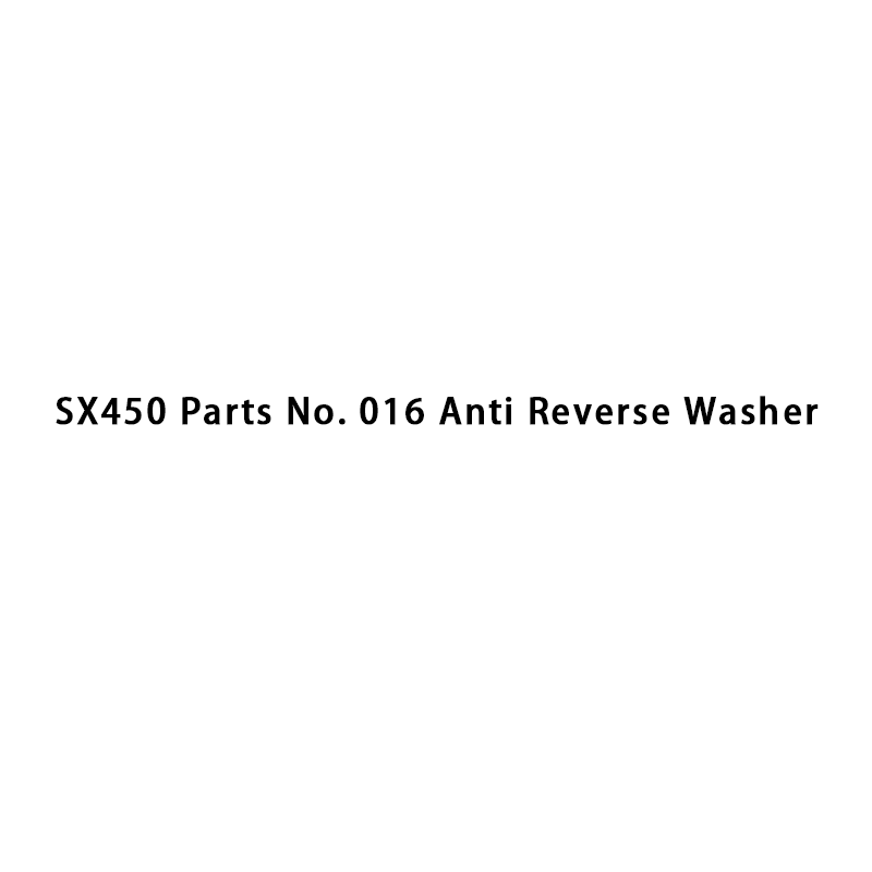 SX450 Onderdeelnr. 016 Anti-omkeerring
