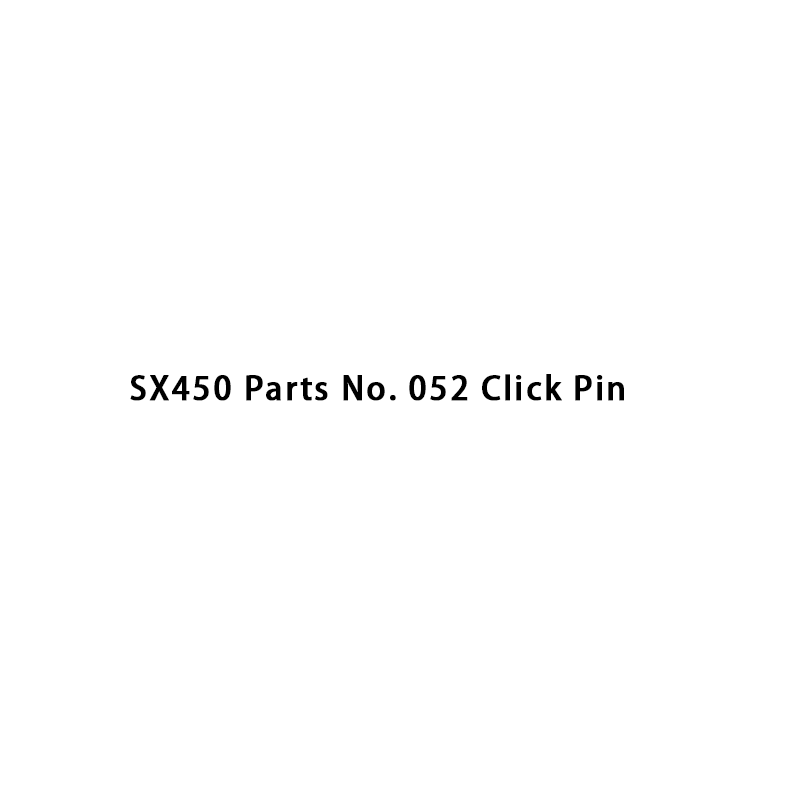 SX450 Onderdeelnr. 052 Klikpen