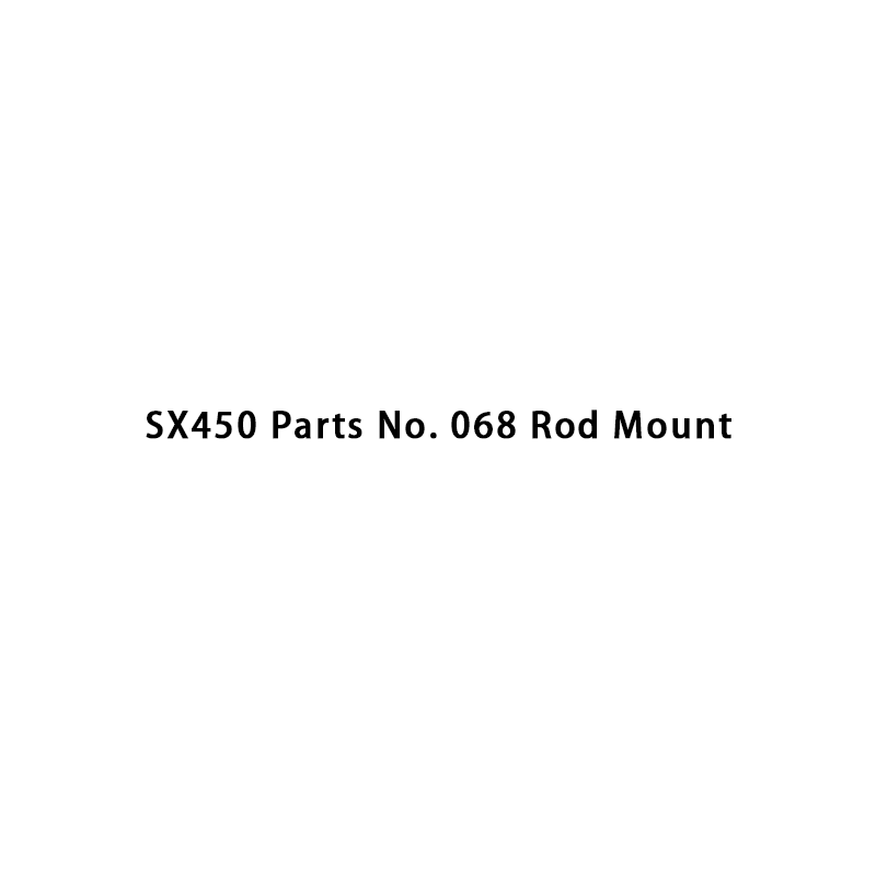 SX450 Piezas n.º 068 Montaje de varilla